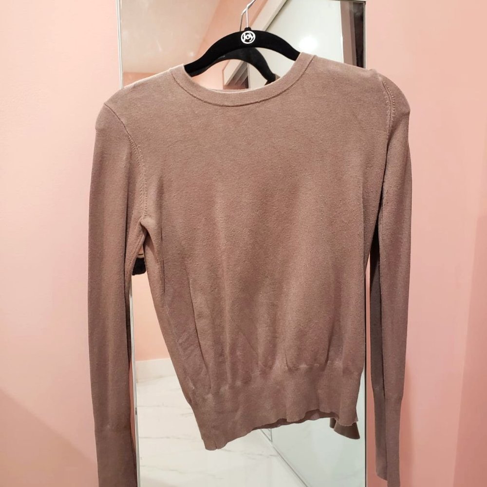 zara basic sweater